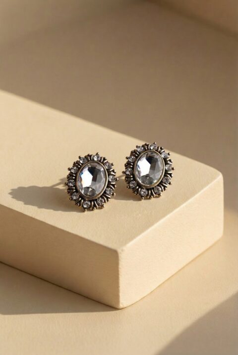 Grace Earrings in White