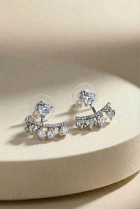 Demi Earrings in Silver