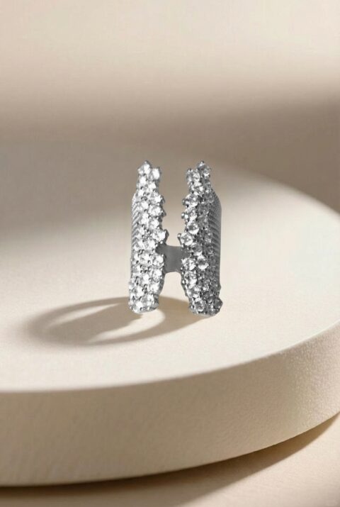 Louvre Ring in Silver