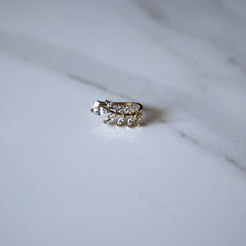 Leaf Cuff in Gold