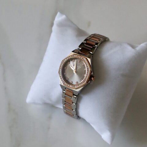 mini Royal Watch in Rose gold and Silver