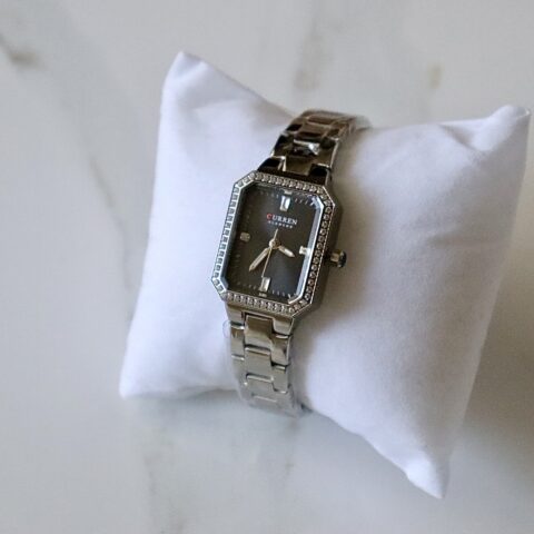 Artemis Watch in Silver and Black