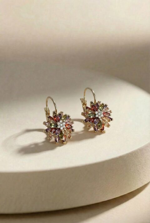 Chiara Hoops in Rainbow colors