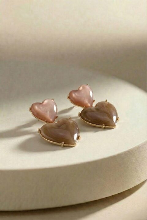 Amato Earrings in Brown